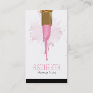 Carte De Visite Makeup Artist business card