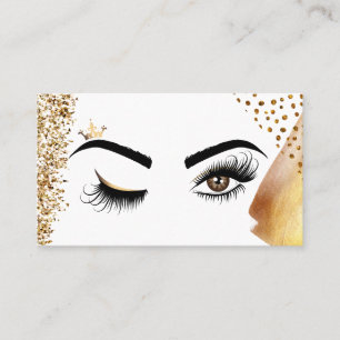 Carte De Visite Makeup artist Wink Eye Beauty Salon Lash Extension