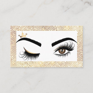 Carte De Visite Makeup artist Wink Eye Beauty Salon Lash Extension