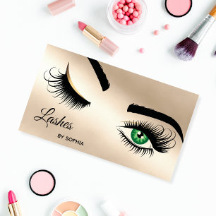 Carte De Visite Makeup artist Wink Eye Beauty Salon Lash Extension