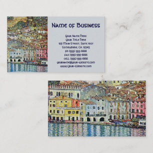 Carte De Visite Malcesine sur le lac de Garde, Gustav Klimt, Art V