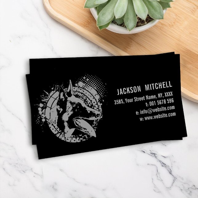 Carte De Visite Malinois - Berger belge - Mechelaar (Créateur téléchargé)