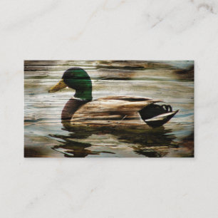 Carte De Visite Mallard Duck