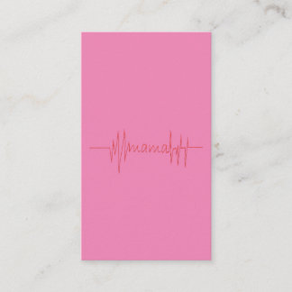 Carte De Visite Mama love cadeau de la fête des mères pour le meil