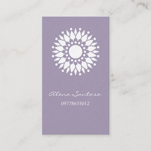 Carte De Visite Mandala (Devant)