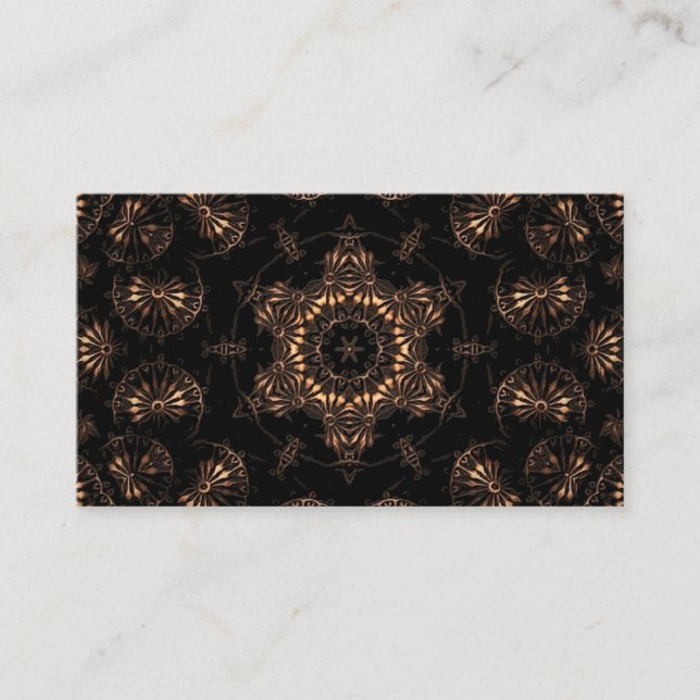 Carte De Visite Mandala de l'âge de bronze (Devant)