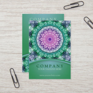 Carte De Visite Mandala de nénuphar