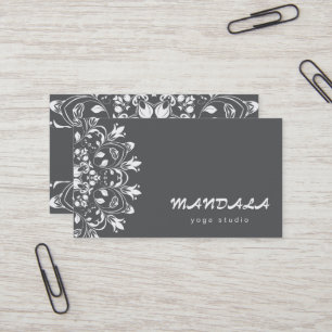CARTE DE VISITE MANDALA LOGO CUSTOMISÉ YOGA INSTRUCTEUR