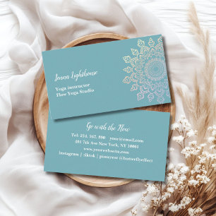 Carte De Visite mandala spécifique au client