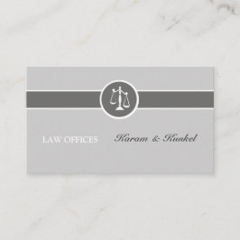 Carte De Visite Mandataire simple neutre de Justice-Échelles de