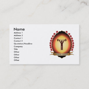 Carte De Visite Mandorla s'exerçant personnel
