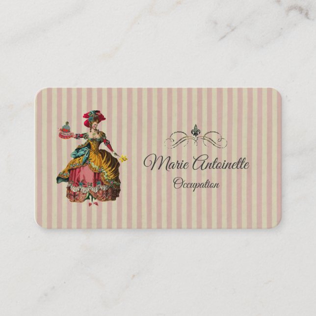 Carte De Visite Mangeons du gâteau (plus d'options) - (Devant)