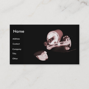 Carte De Visite Manicuriste en noir et blanc I