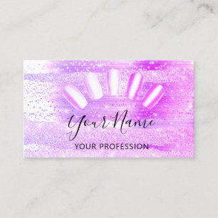 Carte De Visite Manucure professionnelle Artiste à ongles Parties