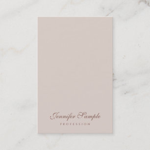 Carte De Visite Manuscrit élégant de modèle simple professionnel