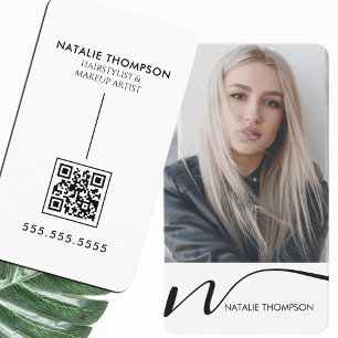 Carte De Visite Maquillage Artiste Coiffeur Nail Tech Beauté Salon