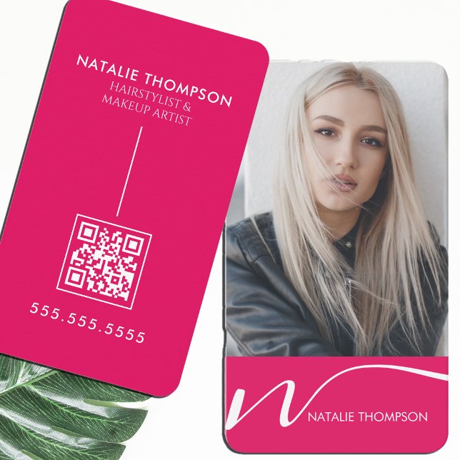 Carte De Visite Maquillage Artiste Coiffeur Nail Tech Beauté Salon (Créateur téléchargé)