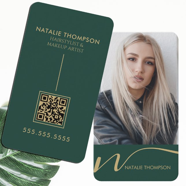 Carte De Visite Maquillage Artiste Coiffeur Nail Tech Beauté Salon (Créateur téléchargé)