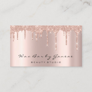 Carte De Visite Maquillage Artiste Crevettes Parties scintillant D