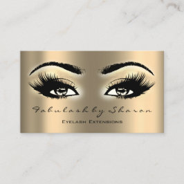 Carte De Visite Maquillage Artiste Eyebros Lashes Extension Oeil o