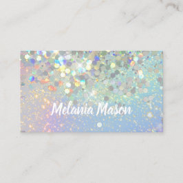Carte De Visite Maquillage Artiste Holographique Parties scintilla