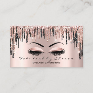 Carte De Visite Maquillage Artiste Lash Parties scintillant Lash R