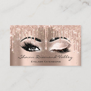 Carte De Visite Maquillage Artiste Lashes Lecteurs OUVRIR L'OEIL F