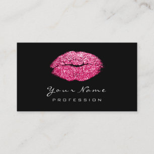 Carte De Visite Maquillage Artiste Lips Rose Lux rose Lipstick Par