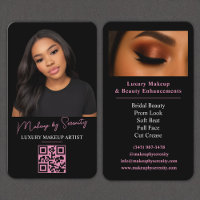 Maquillage Artiste QR Code Luxe Black Rose Beauté