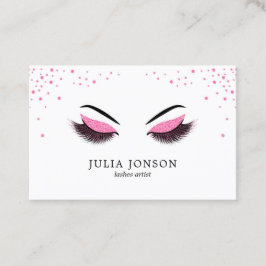 Carte de visite maquillage avec effet parties scin