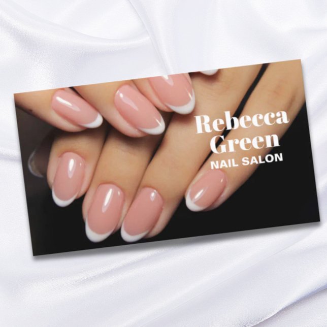 Carte De Visite Maquillage de beauté moderne manucure ongles salon (Modern beauty makeup manicure nails nail salon business card)