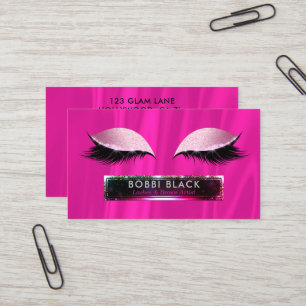 Carte De Visite Maquillage de charme de parties scintillantes de