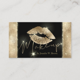 Carte De Visite Maquillage des lèvres luxe élégant