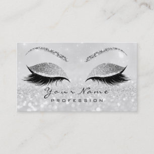Carte De Visite Maquillage Eyebrow Eyes Lashes Parties scintillant