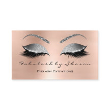 Maquillage Eyebrow Lashes Parties scintillant rose