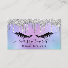 Carte De Visite Maquillage EyeLashes Éclairer Parties scintillant 