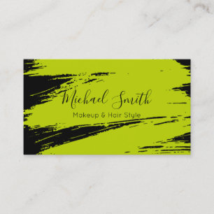 Carte De Visite Maquillage Hair Style Moderne Brush Strot