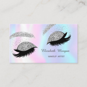 Carte De Visite Maquillage holographique, Parties scintillant arge
