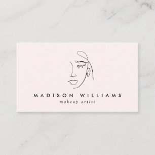 Carte De Visite Maquillage moderne ou soins de la peau