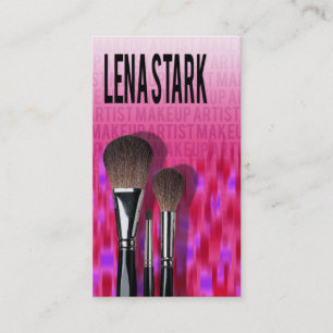 Carte De Visite Maquillage pro I - Cosmetologist de maquilleur