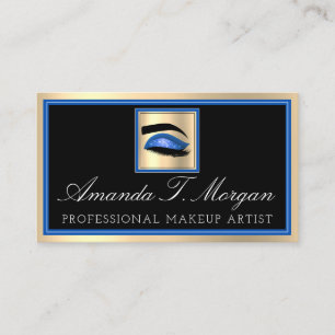 Carte De Visite Maquillage professionnel Artiste Gold Eyelash Exte