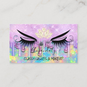 Carte De Visite Maquillage professionnel Eyelash Lecteurs microlam