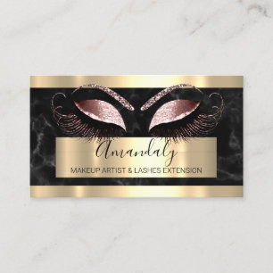Carte De Visite Maquillage professionnel Marbre Eyelash Extension 