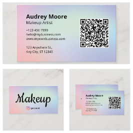 Carte De Visite Maquillage professionnel Modèle tendance Unique