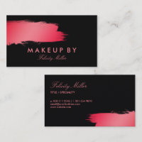 Maquillage rose et noir de traçage