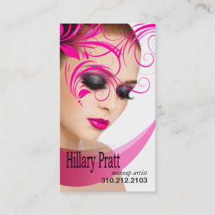 Carte De Visite Maquilleur "de beauté de Beaute" -, salon de