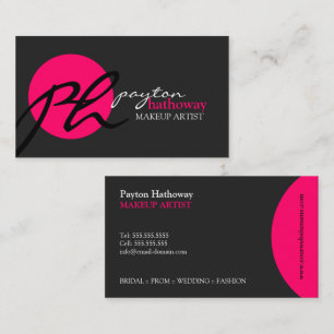 Carte De Visite Maquilleur moderne et élégant