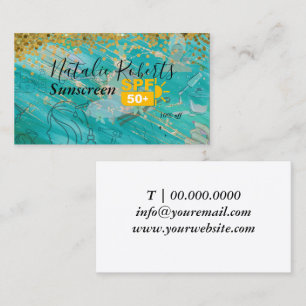 Carte De Visite Maquilleuse Cils Sourcils Blush Rose Aquarelle