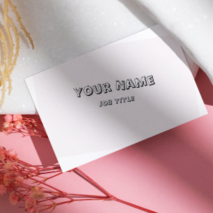 Carte De Visite Marbre à l'encre d'alcool sarcelle élégant avec co