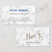 Marbre Blanc Élégant pour Coiffeur